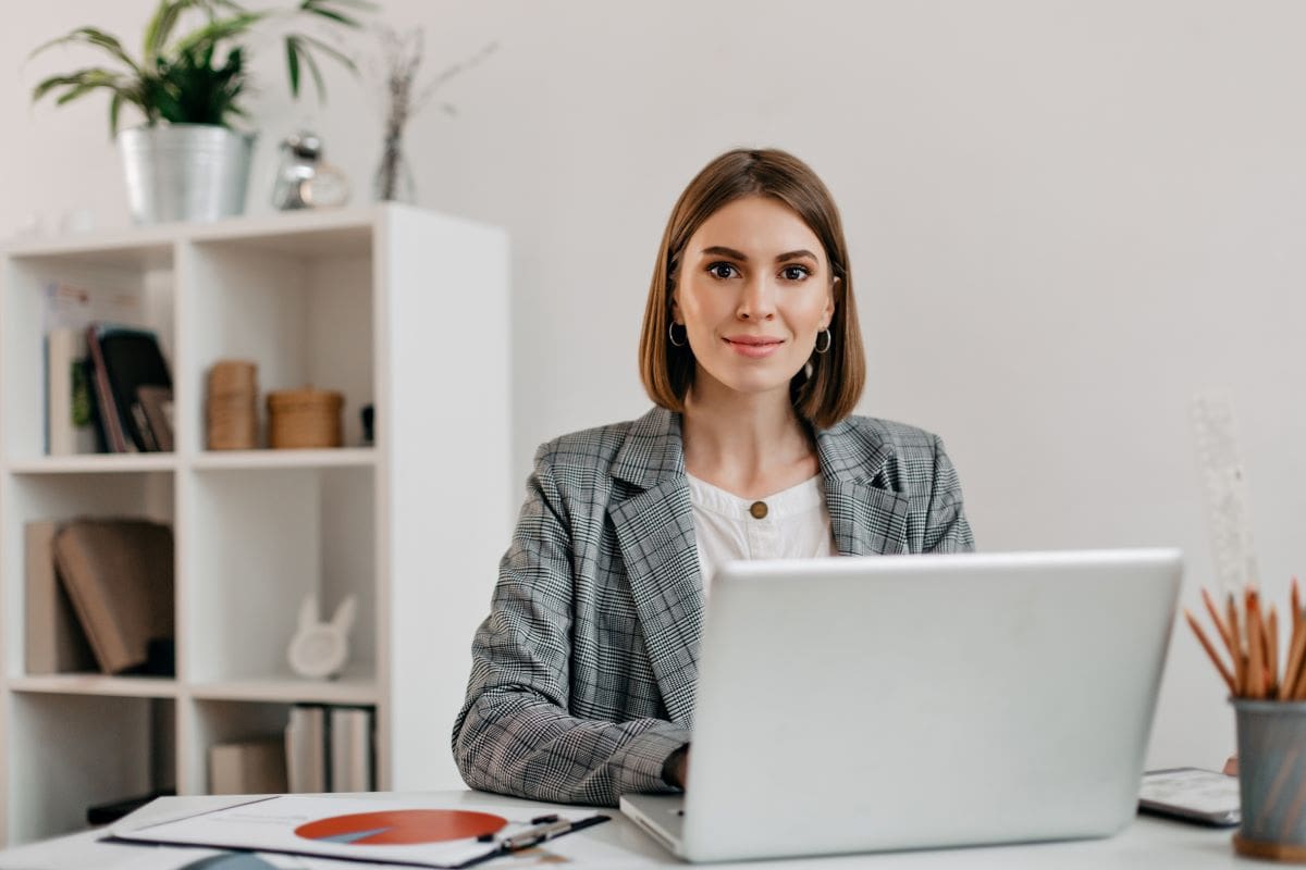 business woman office